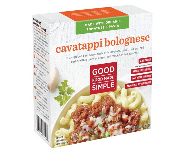 Good Food Made Simple Frozen Cavatappi Bolognese - 9oz
