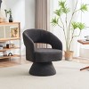 Accent Chairs Swivel With Smooth 360-Degree Swivel Base, Accent Chairs Modern, Swivel Chairs With High-Density Sponge Seat Cushion-Cuddlewood - 2 of 4