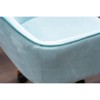 TiramisuBest Velvet Adjustable 360 Revolving Office Chair, Aqua Blue - 2 of 4