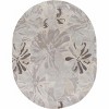 Hauteloom Ilfeld Athena Gray Floral Wool Rug - 4 of 4
