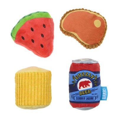 BARK Summer Big Shake Lake Snack Pack Dog Plush Toy - 2pc