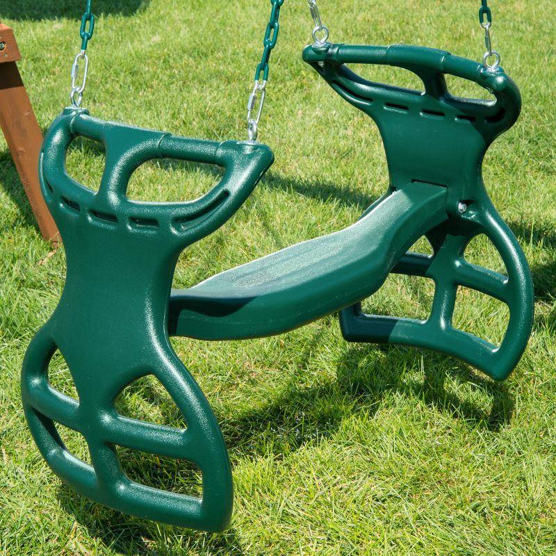 Gorilla Playsets Dual Ride Glider Swing, 3 of 8