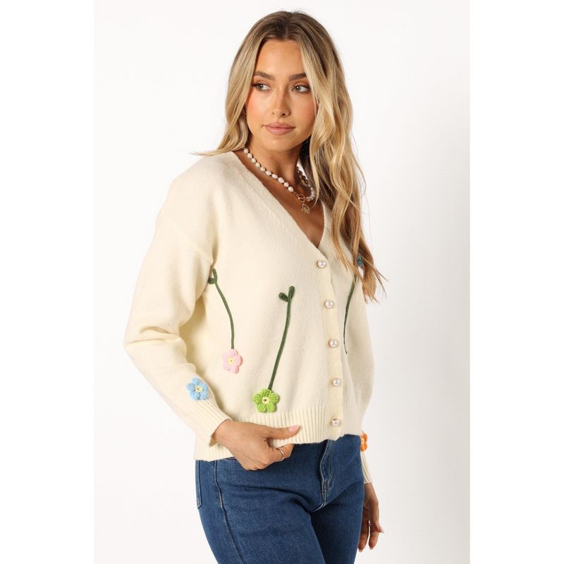 Petal and Pup Womens Reign Flower Cardigan, 4 of 7