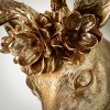 22.5" Sullivans Christmas Deer Head Wall Mount, Gold, Indoor Christmas Decor - 2 of 4