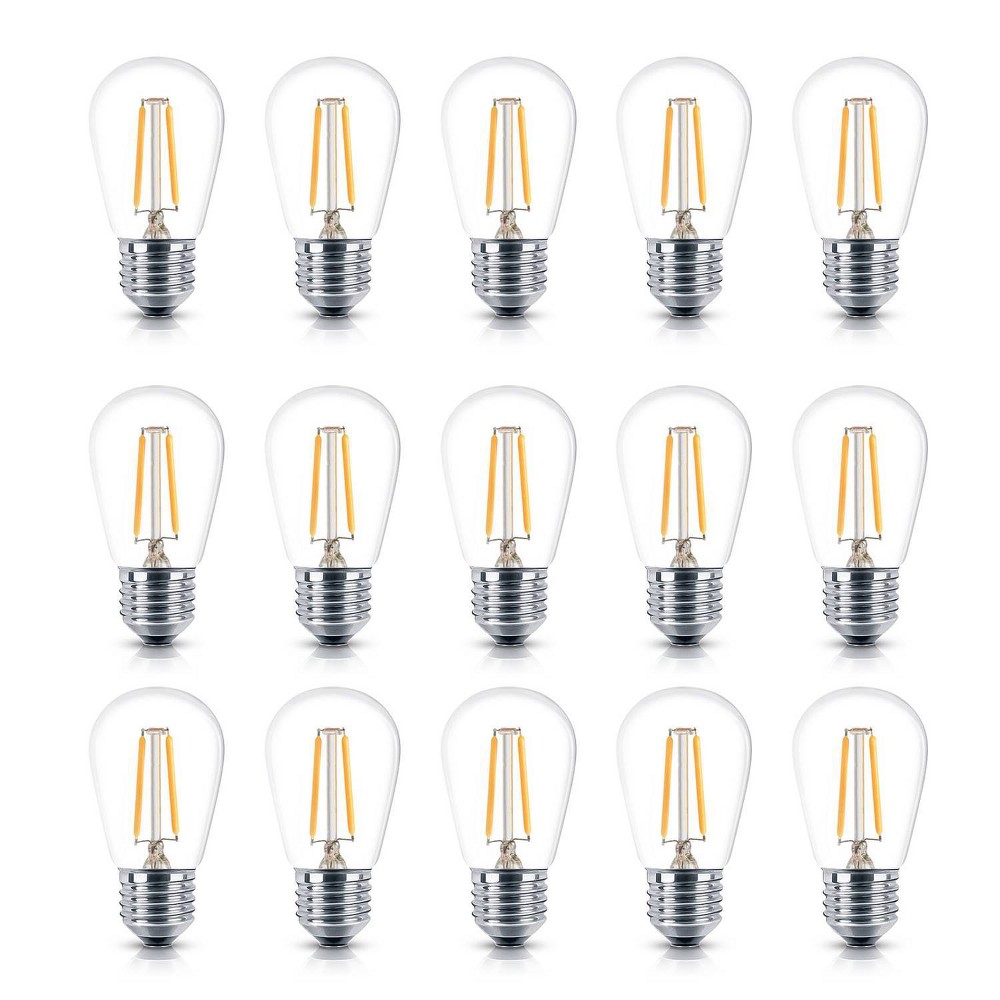 Photos - Light Bulb Brightech AmbiencePro 15-Pack 2 W 2500K S14 Dimmable E26 LED Vintage Ediso