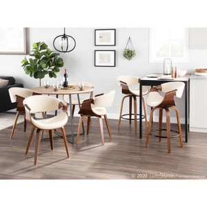 Symphony Mid-Century Modern Dining Accent Chair - LumiSource - 1 of 4