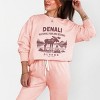 Simply Sage Market Denali National Park and Reserve Alaska EST. 1917 Lightweight Garment Dyed Sweatshirt - 2 of 4