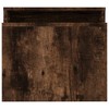 vidaXL Smoked Oak Coffee Table Set - 39.4"x18.9"x15.7" Engineered Wood Nesting Tables for Living Room, Accent, End, and Telephone Table Use - 4 of 4