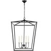 Elegant Lighting Maddox 6 light Black chandelier - 3 of 4