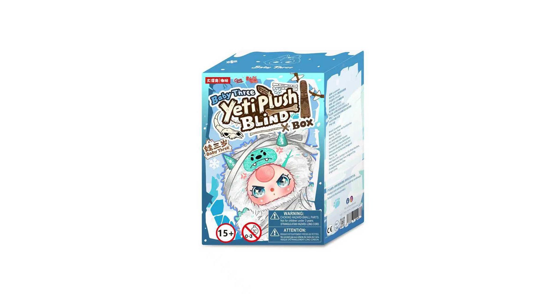 Baby Three Yeti Plush Blind Box