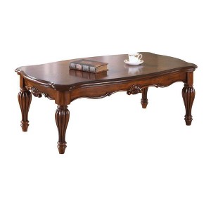 Acme Furniture Dreena Coffee Table Cherry Finish - 1 of 4