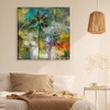 35" x 35" Tropical Isle I by Douglas: Modern Abstract Botanical Canvas - Masterpiece Art Gallery - 3 of 4