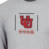 NCAA Utah Utes Men's Gray Long Sleeve T-Shirt - 3 of 3