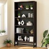 Hommoo 70.8” Bookcase, Large Bookshelf Organizer with 5-Tier Storage Shelves with LED Lights powered by USB - image 3 of 4