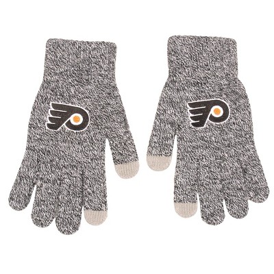 NHL Philadelphia Flyers Gray Knit Gloves