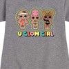Girls' - LOL Surprise! - U Glow Girl Graphic Short Sleeve Fleece Dress - 2 of 4