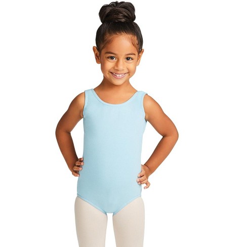 Capezio Light Blue Classics High-neck Tank Leotard - Girls Small