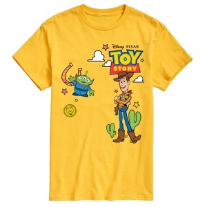 Men's - Toy Story - Woody And Alien Western Short Sleeve Graphic T-Shirt - 1 of 4