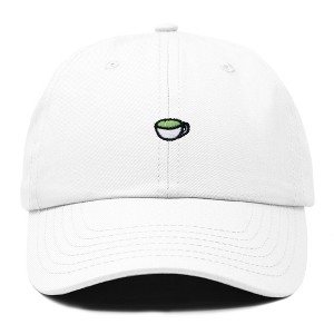 Dalix Lil Matcha Embroidered Cotton Summer Outdoor Baseball Cap Dad Hat Womens - 1 of 4