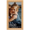 PosterPalooza | 18x30 Modern Bamboo Picture Frame, UV Acrylic, 5 Finishes - 2 of 4