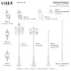 Livex Lighting Frontenac 4 - Light Post Light in  Textured White - 3 of 4