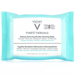 Vichy Pureté Thermale 3-in-1 Micellar Cleansing Make-Up Remover Wipes - 25ct