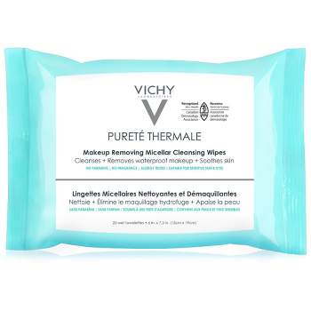 Vichy Pureté Thermale 3-in-1 Micellar Cleansing Make-Up Remover Wipes - Unscented - 25ct