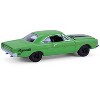 1970 Plymouth Road Runner Green with Black Hood Stripe "GreenLight Muscle" Series 1/64 Diecast Model Cars by Greenlight - 4 of 4