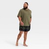Men's Flannel Sleep Pajama Shorts - Goodfellow & Co™ - 3 of 3
