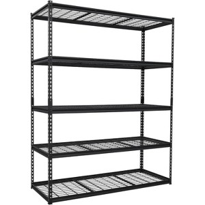 Acekool Heavy Duty Adjustable Garage Shelving Unit, 48" L x 18" W x 72" H, Metal Storage Rack with 2500 lbs Load Capacity, Easy Assembly - 1 of 4