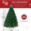 Luupatchy 7.5 Ft Christmas Tree, Artificial Spruce Tree with 1346 Branches and Metal Collapsible Stand - 3 of 4