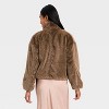 Women's Faux Fur Zip-Up Jacket - A New Day™ - 2 of 3