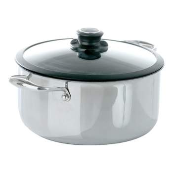 Frieling Black Cube, Stockpot w/ Lid, 11" dia., 7.5 qt., Stainless steel/quick release