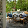 Woodblock Prism Outdoor Throw Pillow Set - Blue - Pillow Perfect - 2 of 4