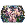 Chloe Lighting Emilia Tiffany-Glass Victorian Window Panel 20" - 3 of 3