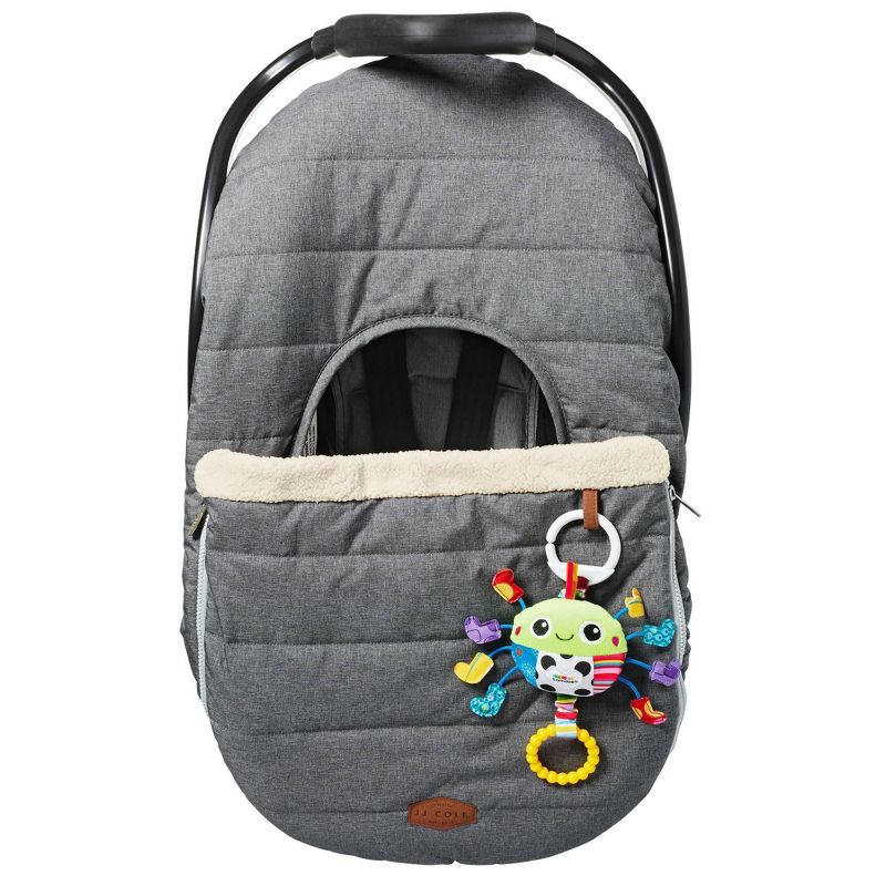 JJ Cole Car Seat Cover - Heather Gray, 4 of 7