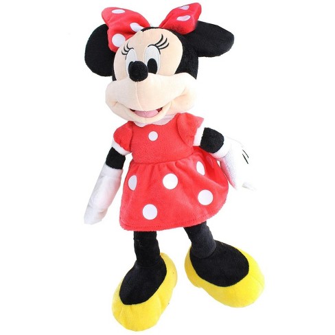 Kontrakt vil gøre forlade Just Play Disney Mickey Mouse Clubhouse 15.5 Inch Plush - Minnie Red Dress  : Target