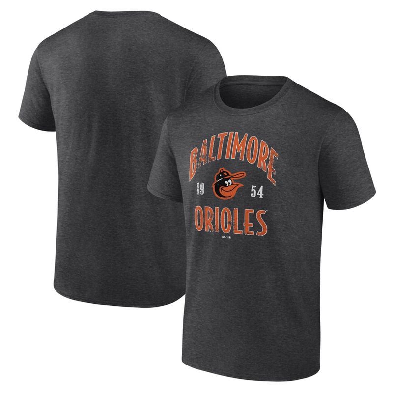 MLB Baltimore Orioles Men's Bi-Blend T-Shirt, 1 of 4
