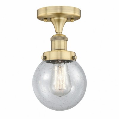 Beacon - 1 Light Semi-Flush Mount In Industrial Style-8.25 Inches Tall and 6.5 Inches Wide