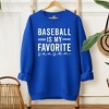 Simply Sage Market Women's Graphic Sweatshirt Baseball Is My Favorite Season - 3 of 3