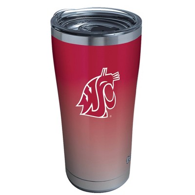 NCAA Washington State Cougars 20oz Ombre Stainless Steel Tumbler with Lid