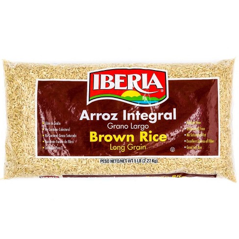 Iberia Long Grain Brown Rice - 5lbs - image 1 of 2
