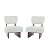 NicBex Modern Lounge Chairs Polyester Upholstery, Wood Base, Minimalist Comfortable Accent Seating for Living Room, Bedroom, Office - 2 of 4