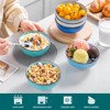 vancasso 6 Pieces Dinnerware Set, Multicolor Set, Blue, Bowls Dishwasher Microwave Safe,12oz, 320ml - Service For 6 People - 4 of 4