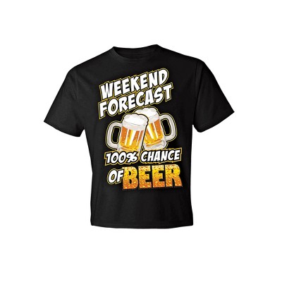 Collections Etc 100% Chance Of Beer T-shirt