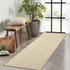 Washable Modern Plaid Printed Rug Non Slip Low Pile Rug Soft Contemporary Throw Floor Cover Foldable Indoor Carpet for Living Room Bedroom - 3 of 4