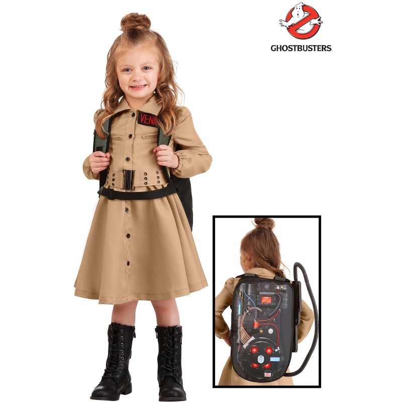 HalloweenCostumes.com Ghostbusters Toddler Costume Dress for Girls., 4 of 5