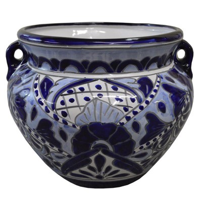Avera Products Talavera - Ceramic Planter - 19 in. - Multicolored - Case of 2