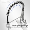 Chery Life Kitchen Faucet - Spring Kitchen Sink Faucet with 3 Modes Pull Down Sprayer, Single Handle&Deck Plate for 1or3 Holes, 360°
 Rotation, Silver - 2 of 4