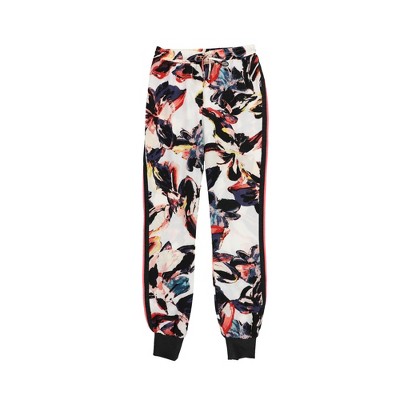 bar III Womens Floral Casual Jogger Pants
